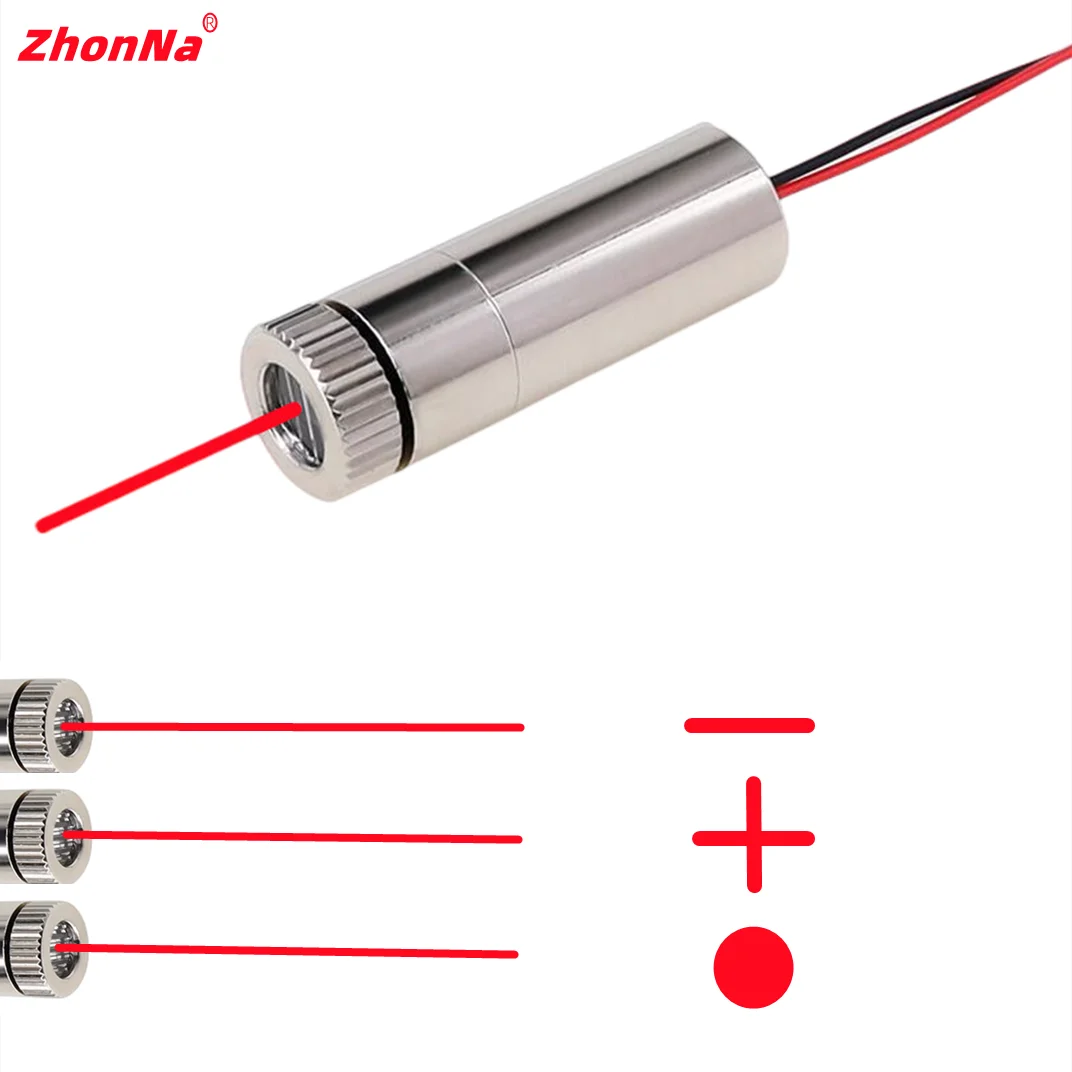 650nm 5mw roter Punkt/Linie/Kreuz laser modul Kopf glaslinse fokus sierbare industrielle Klasse dc 3v-5vmanufacturerfree personal izzaz