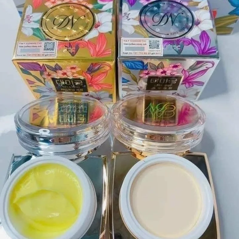 Kem DN han quoc 2hop hang chinh hang - Skincare Set 2 Pcs, Hydrating & Firming Face Cream, Essentials Anti Aging Moisturizer