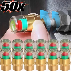 50pcs Motorcycle Car Tire Pressure Monitor Valve Cap Sensor Indicator Eye Alert Auto Tire Pressure Inspection Tool Tire valve