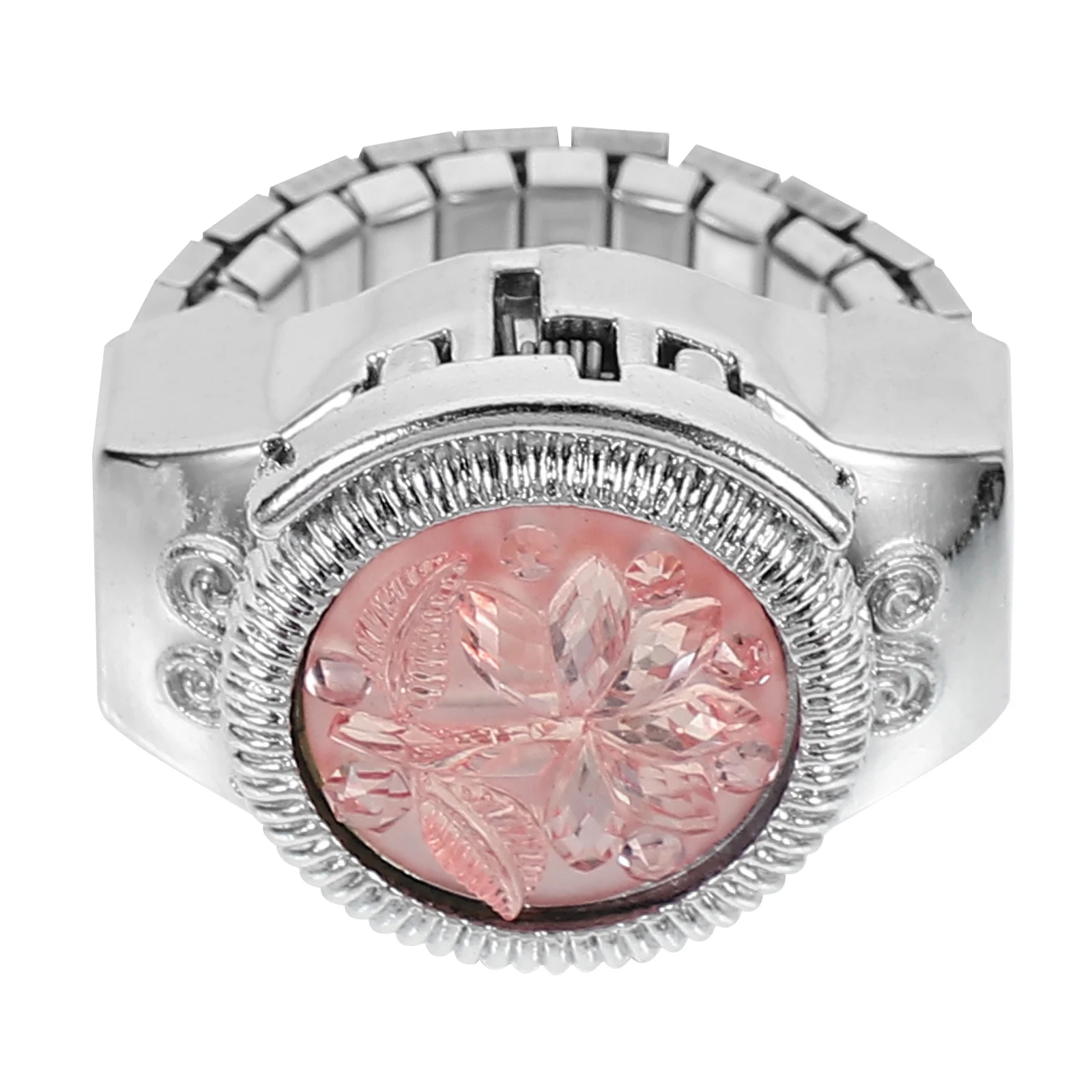 

1Pcs Unique Ring Shaped Watch Stylish Chic Accessory for Women Accurate Timekeeping Lightweight and Comfortable Wear