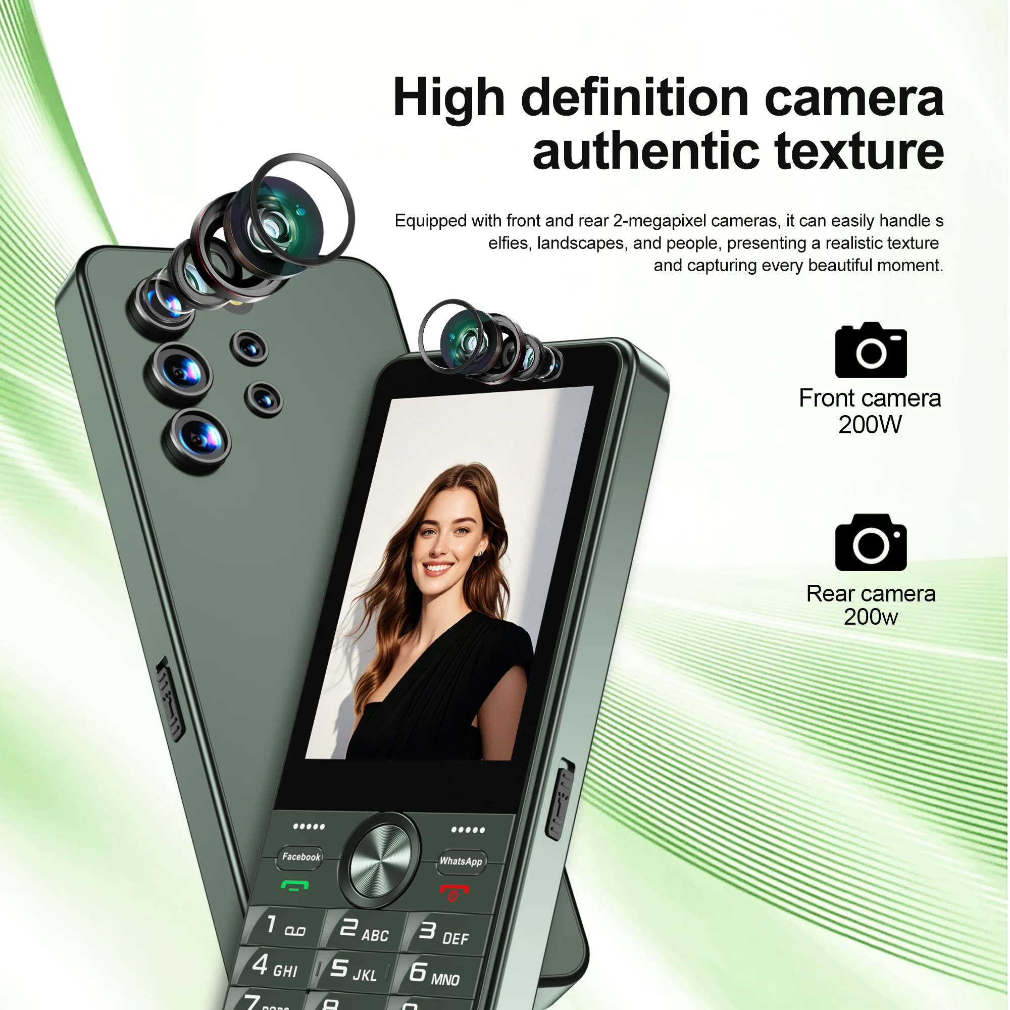 سيرفو F25 PRO زر الهاتف الذكي نظام أندرويد 4G LTE واي فاي هوت سبوت جوجل بلاي GPS 2 SIM الاستعداد 3.5 "شاشة تعمل باللمس الهواتف الذكية