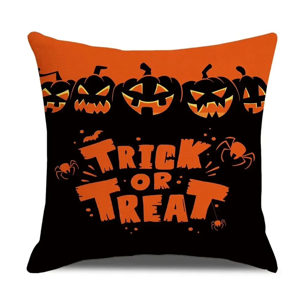 Halloween Horror Haunted House Car Office Living Room Sofa Halloween Theme Pillowcase