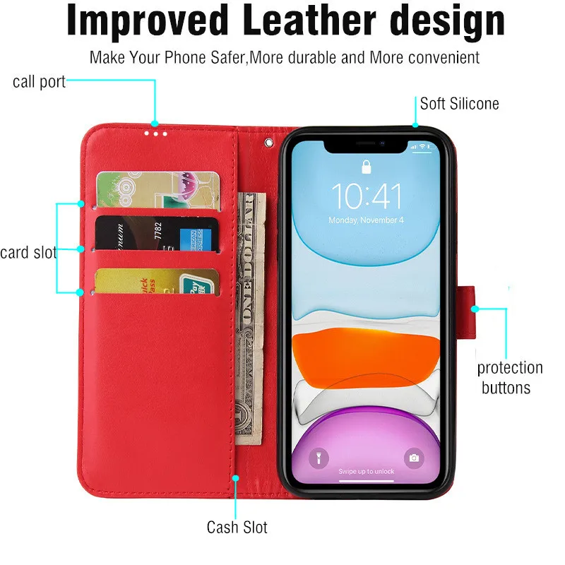 Business Phone Holster For UMIDIGI BISON Pro case Wallet Cover For UMIDIGI BISON 2021 IP68/IP69K 6.3\