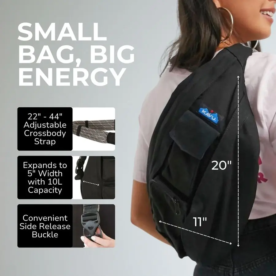 Borsa a tracolla per escursioni, campeggio e pendolari