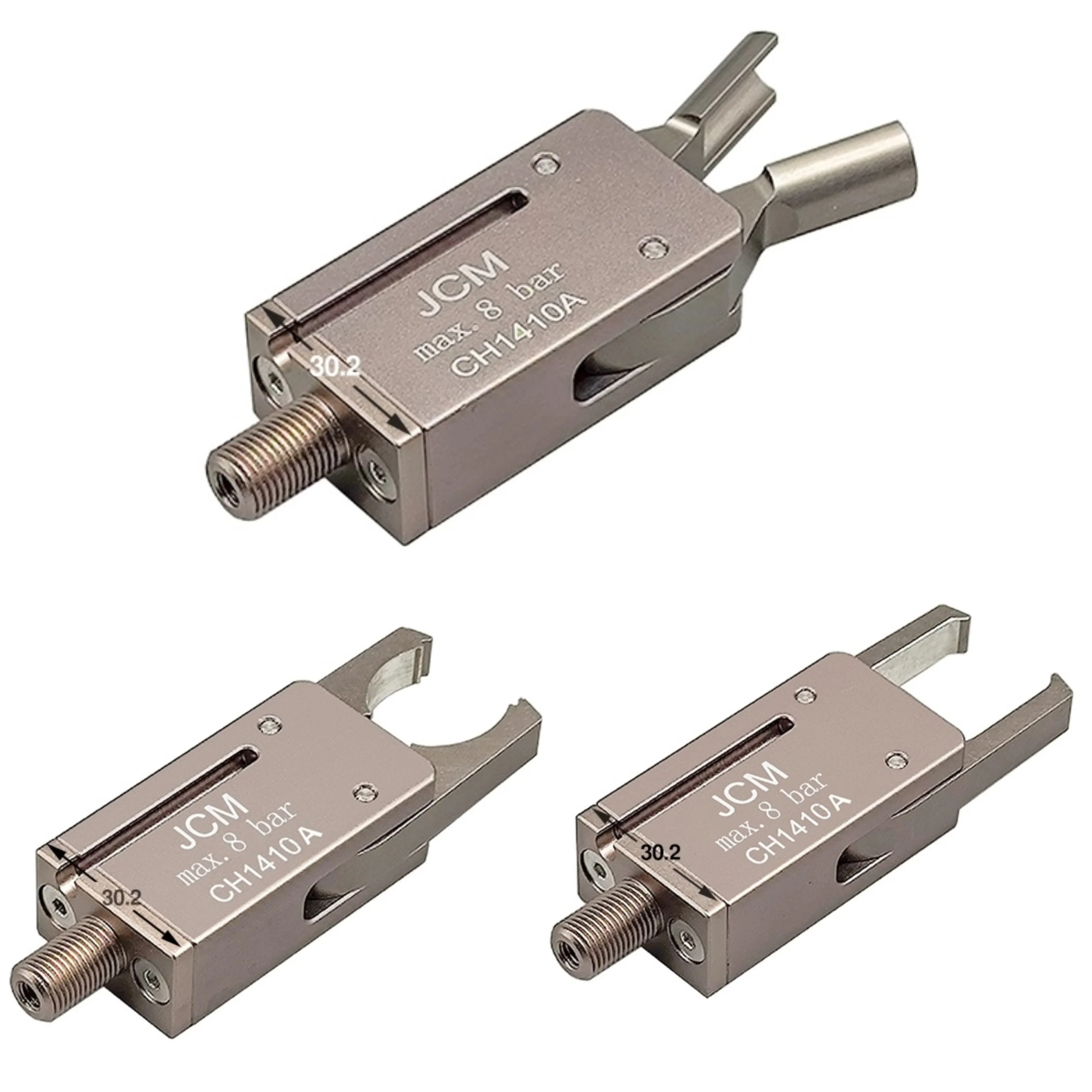 

Серия CH1410 Приспособление для водяной рта Индивидуальная форма Изогнутый мини-зажим Воздушный робот-захват