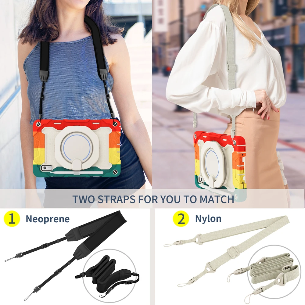 360 obrรณt dla Lenovo Tab M9 2023 9.0 cala TB-310FU TB-310XU etui dla dzieci bezpieczne PC silikonowe, odporne na wstrzฤ
sy, pierลcieniowe etui na