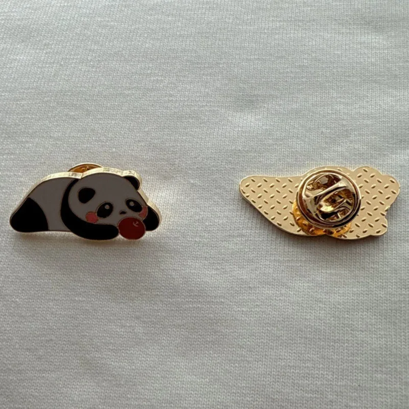 6pcs Cartoon China Panda Badge Autumn/Winter Clothing Accessories Brooch Men's and Women's Backpack Decoration Gift view 5
