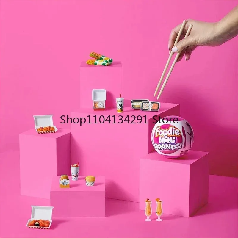 ZURU Mini Brands Foodie Series 1/Series 2 Mystery Surprise Capsule Ball Real Miniature Fast Food Brands Collectible Toys view 2