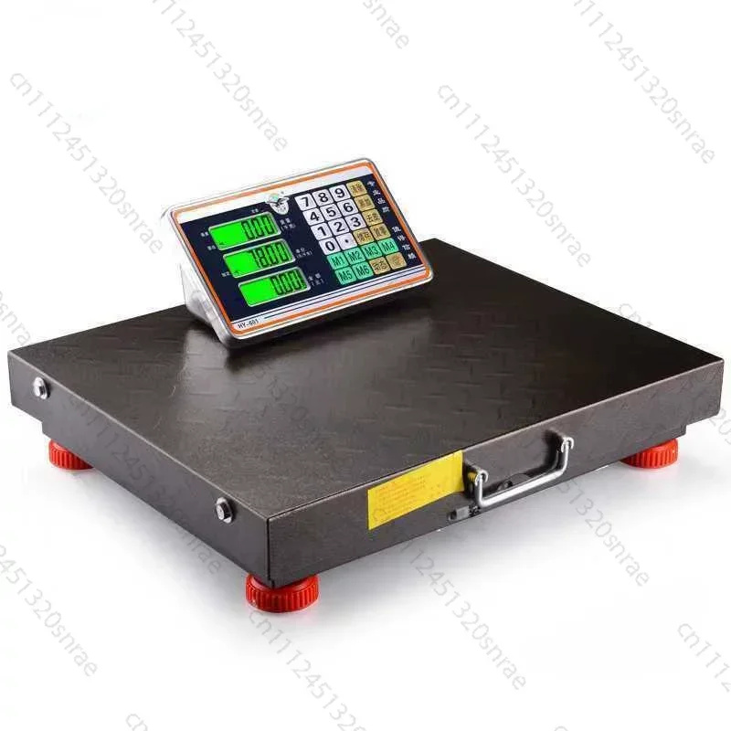 Suitable for Portable Wireless Portable Electronic Scale Bench Scale 300kg Separate Small Scale 600kg Wireless Carbon Steel