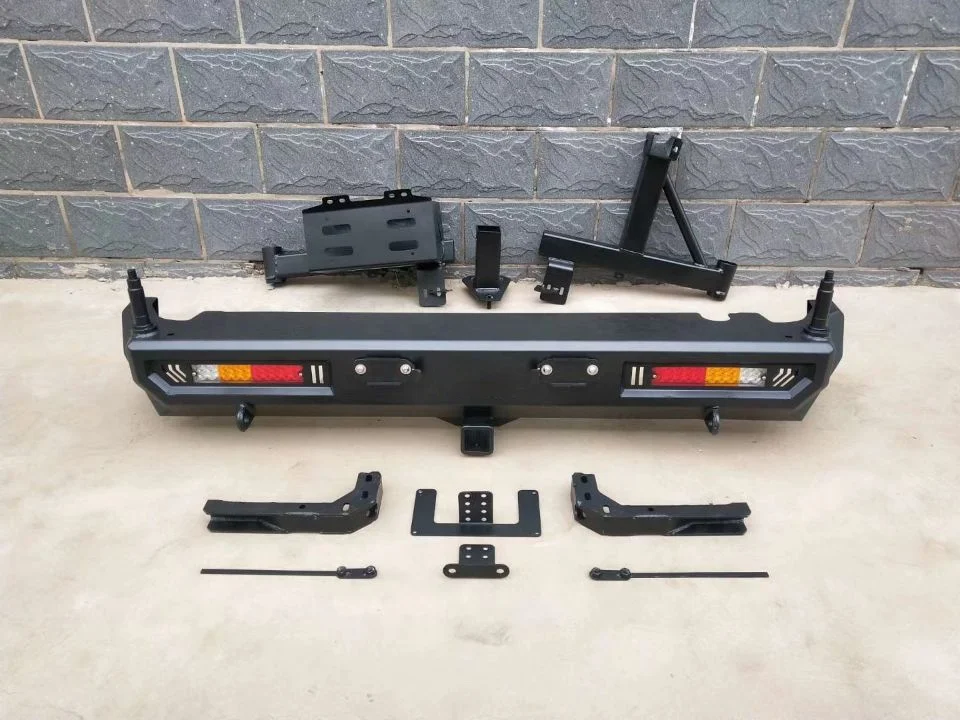 New Rear Bumper With Spare Tire Carrier & Fuel Tank Holder for Suzuki Jimny JB64 JB74 2018+ 2