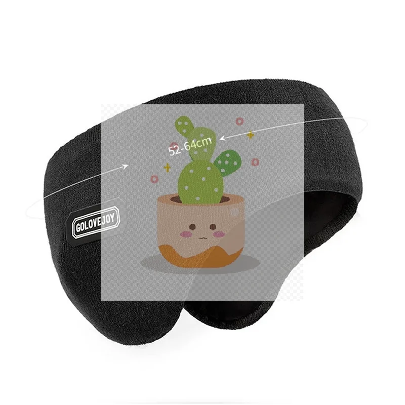 Winter Unisex Thicken Warm Fur Earmuffs For Men Women Velvet Plush Ear Muffs Protector Outdoor Cycling Skiing, Black