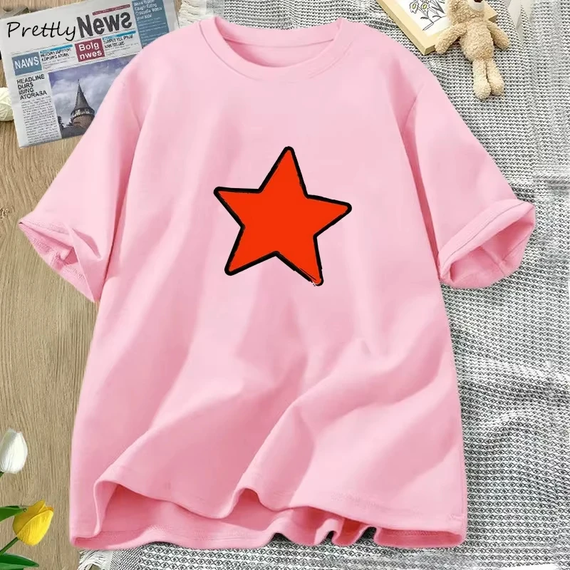 Scott Pilgrim Takes Off Scott Pilgrim Star Tshirts Woman Cotton Grapihc T Shirts Anime Fashion Short Sleeve Tee Harajuku T-shirt