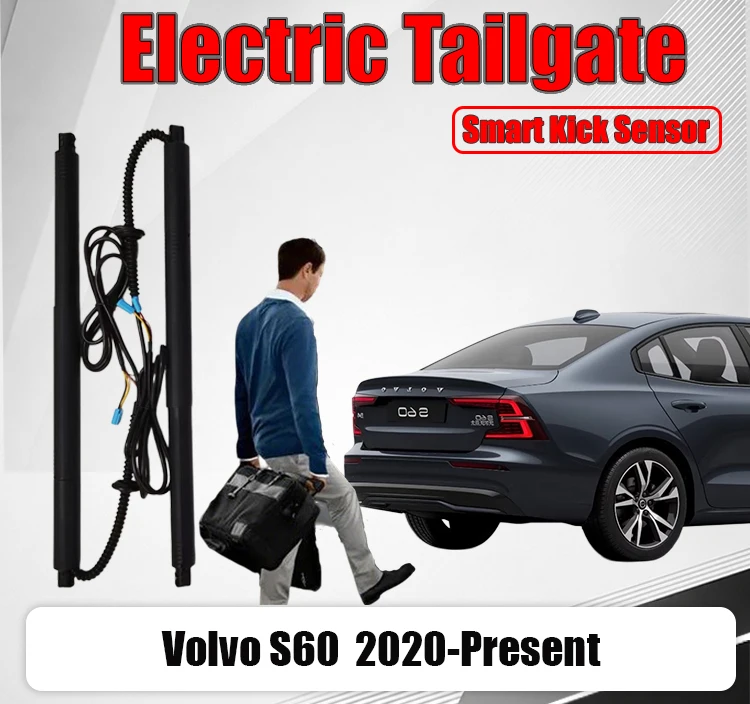 Electric Tailgate Upgrade Kit For Volvo S60  Power Lift Support Rods Auto Trunk Boot Lid Power Liftgate Modi