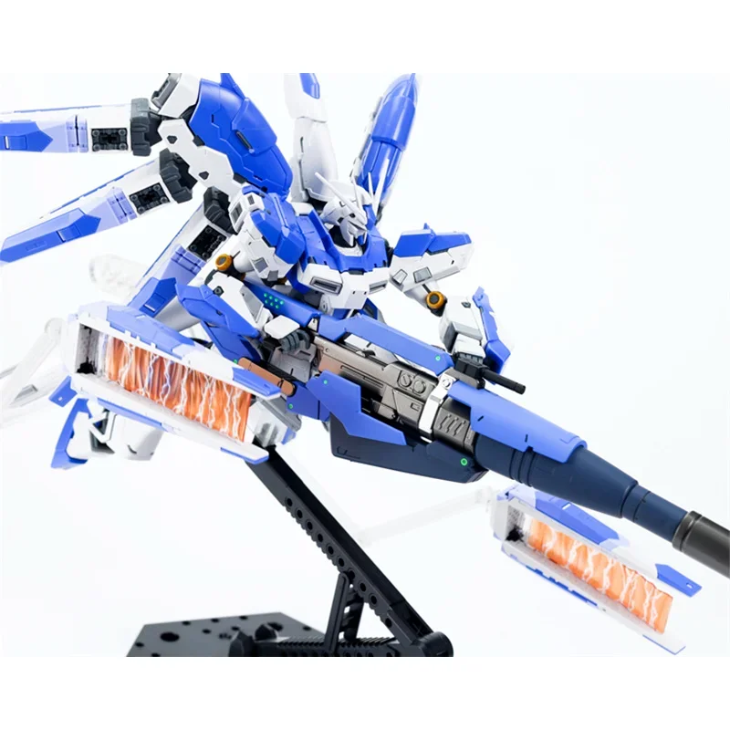 Gundam Model Kit Anime Figure EW RG 1/144 Hyper Mega Bazooka Launcher for Hi ν Funnel Anime Action Figure Toys for Children