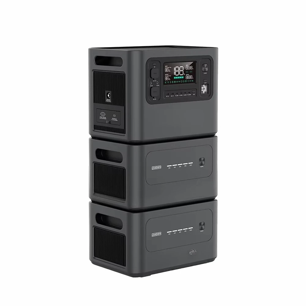 2048-10240Wh capacity new solar generator energy storage battery box emergency power supply
