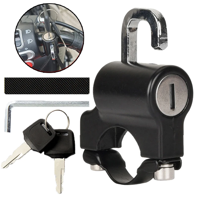 

Motorcycle Helmet Lock for Bicyclel Anti-theft Electric Scooter Security Lock Easy To Instal Cycling Equipments Moto Accessories