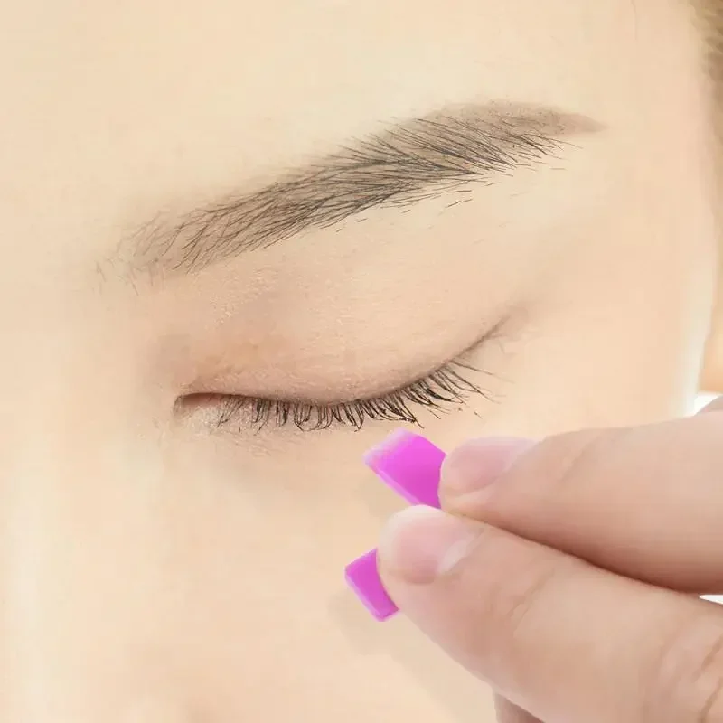 2/Bacchetta per ciglia Kit per sollevamento ciglia Bigodini Curl Cuscinetti in silicone Y Spazzole Estensione ciglia Strumenti per trucco Ciglia Pulite C