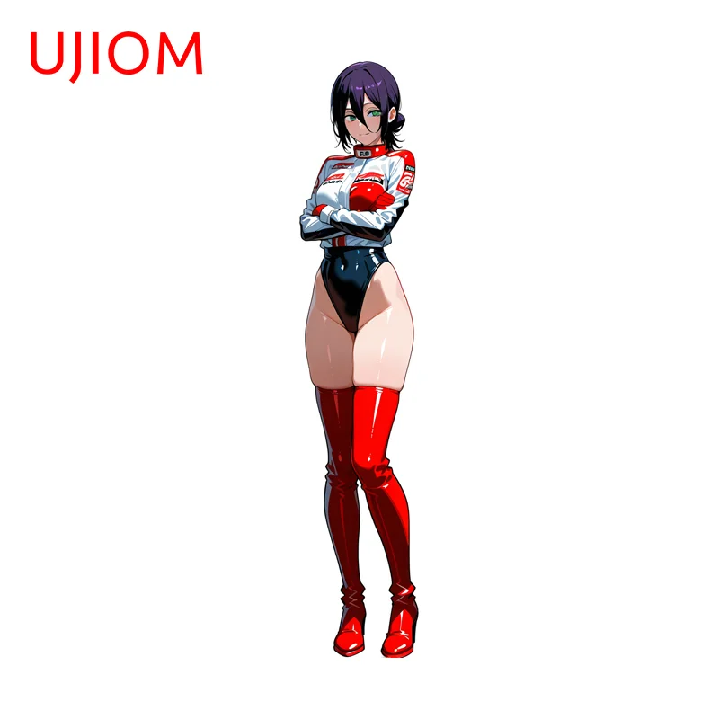 UJIOM Reze Sexy Girl Wall Sticker Trendy Premium Creative Advance Guard Graffiti Decal Waterproof Vinyl Light Switch Decor