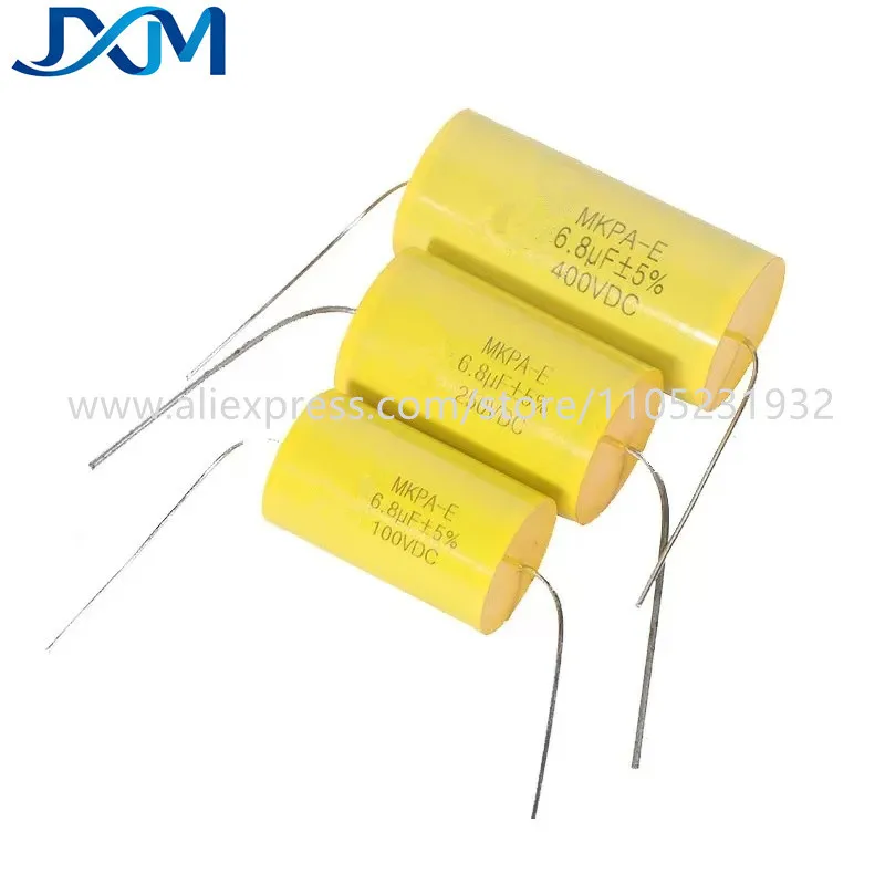 2-5pcs Audiophiler Axial MKP Capacitor Audio 100V 250V 400V0.68UF 1UF 2.5UF 3.3UF 4.7UF 6.8UF 7.5UF 8.2UF 10UF12 15 18UF 20 22UF