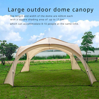 Dome canopy eggshell spherical tent outdoor camping oversized awning portable folding vinyl sunscreen