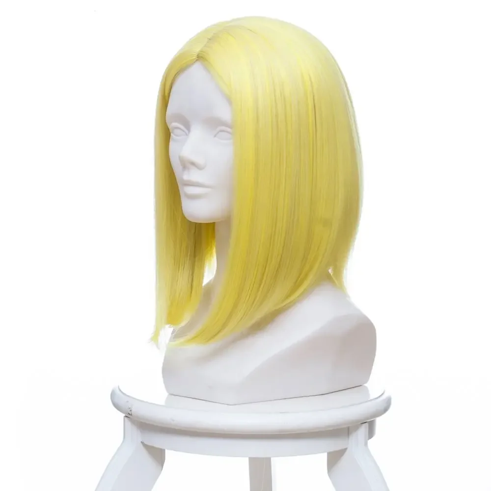 Land of the Lustrous Yellow Diamond Cosplay Hairs Yellow Headwear Short Synthetic