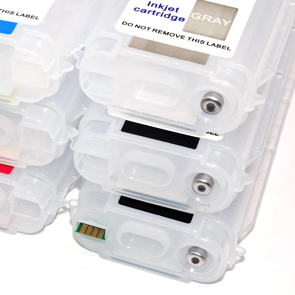280ML HP70 70 Refillable Ink Cartridge With Auto Reset Chip For HP Designjet Z5400 Printer