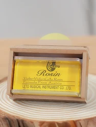 3pcs Leto Rosin 8010 with Wooden Case for Violin, Viola, Cello and Other Bowed String Instruments Violin Accessories