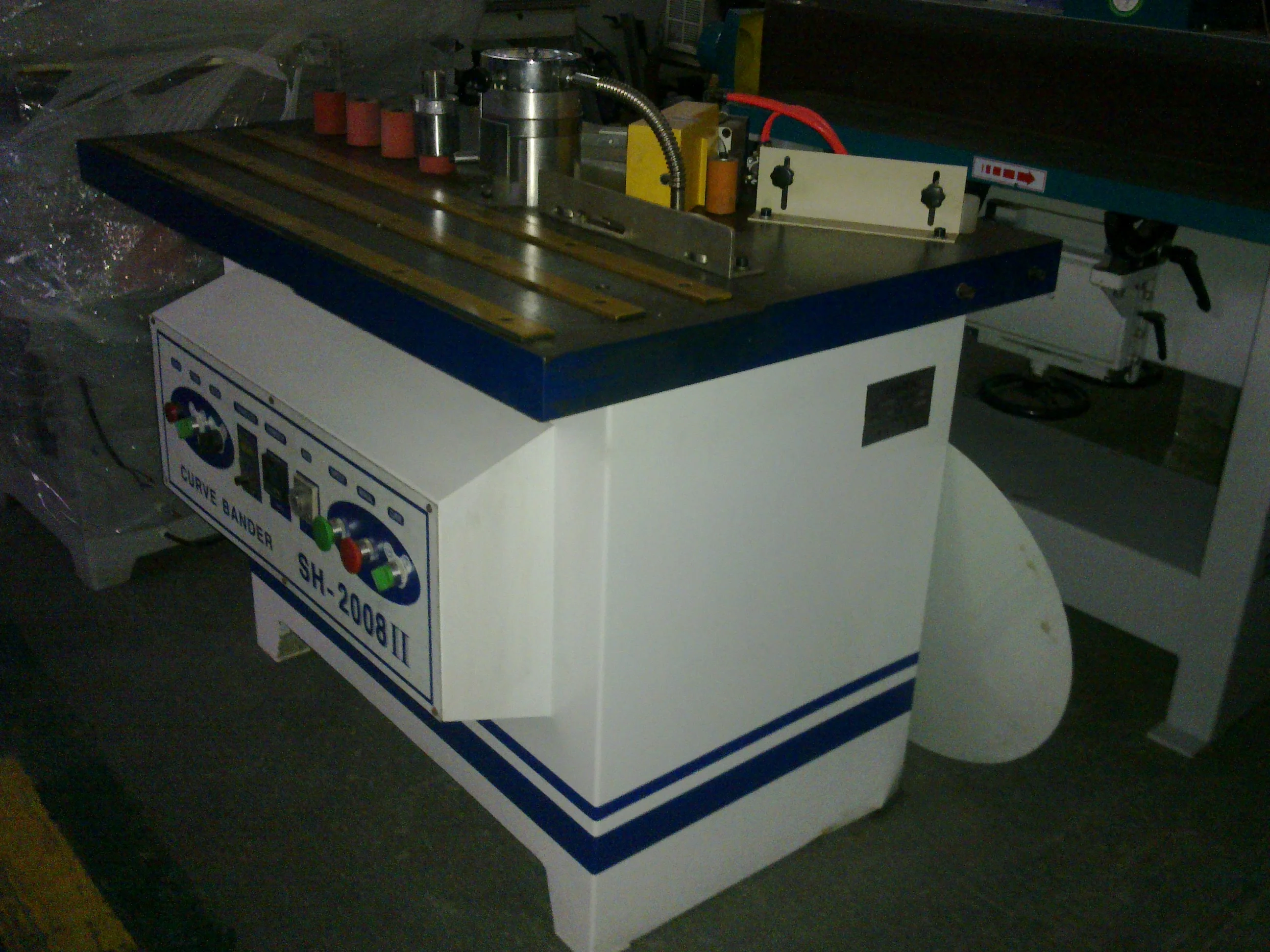 SH-2008II Bevel Straight and Curve Double Side Edge Banding Machine Curve Edge Banding Machine