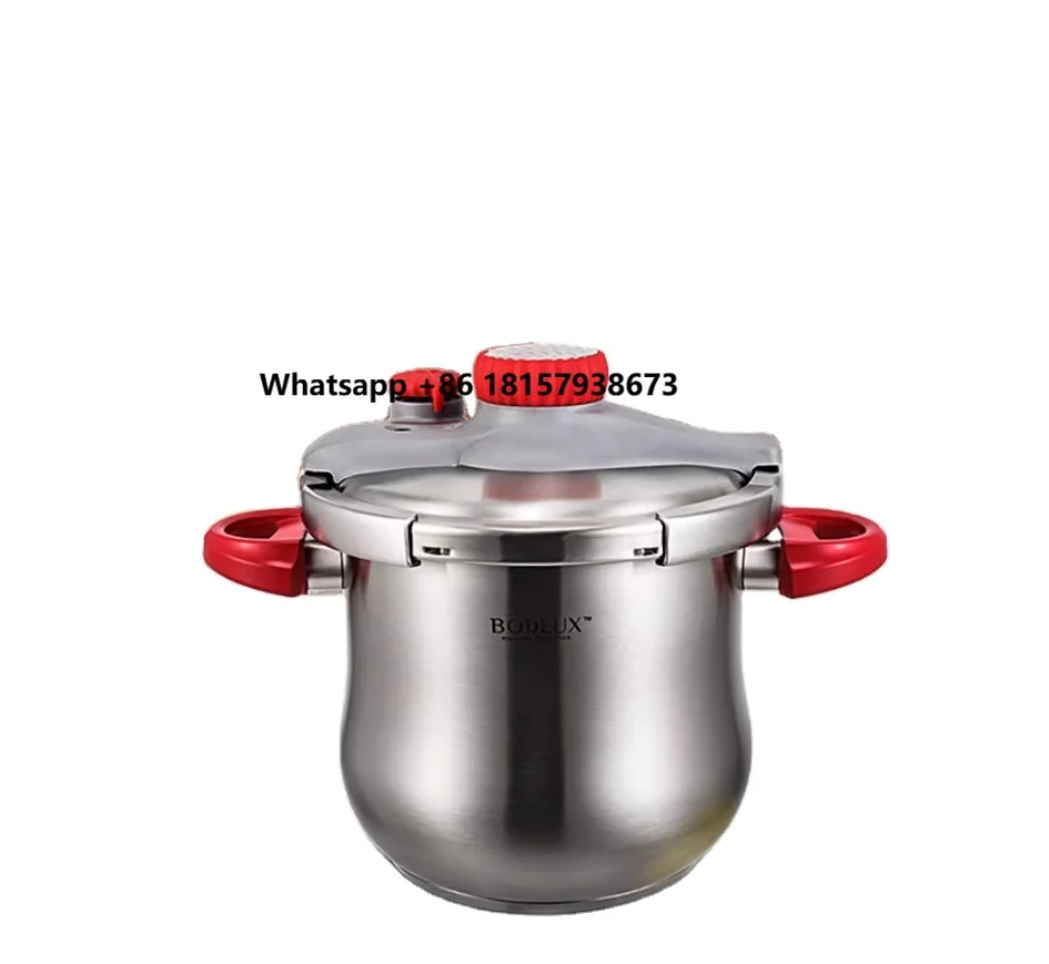 

Paltes 304 Stainless Steel General Purpose Pressure Cooker Fast-Action Explosion Proof for Gas Induction Cooker