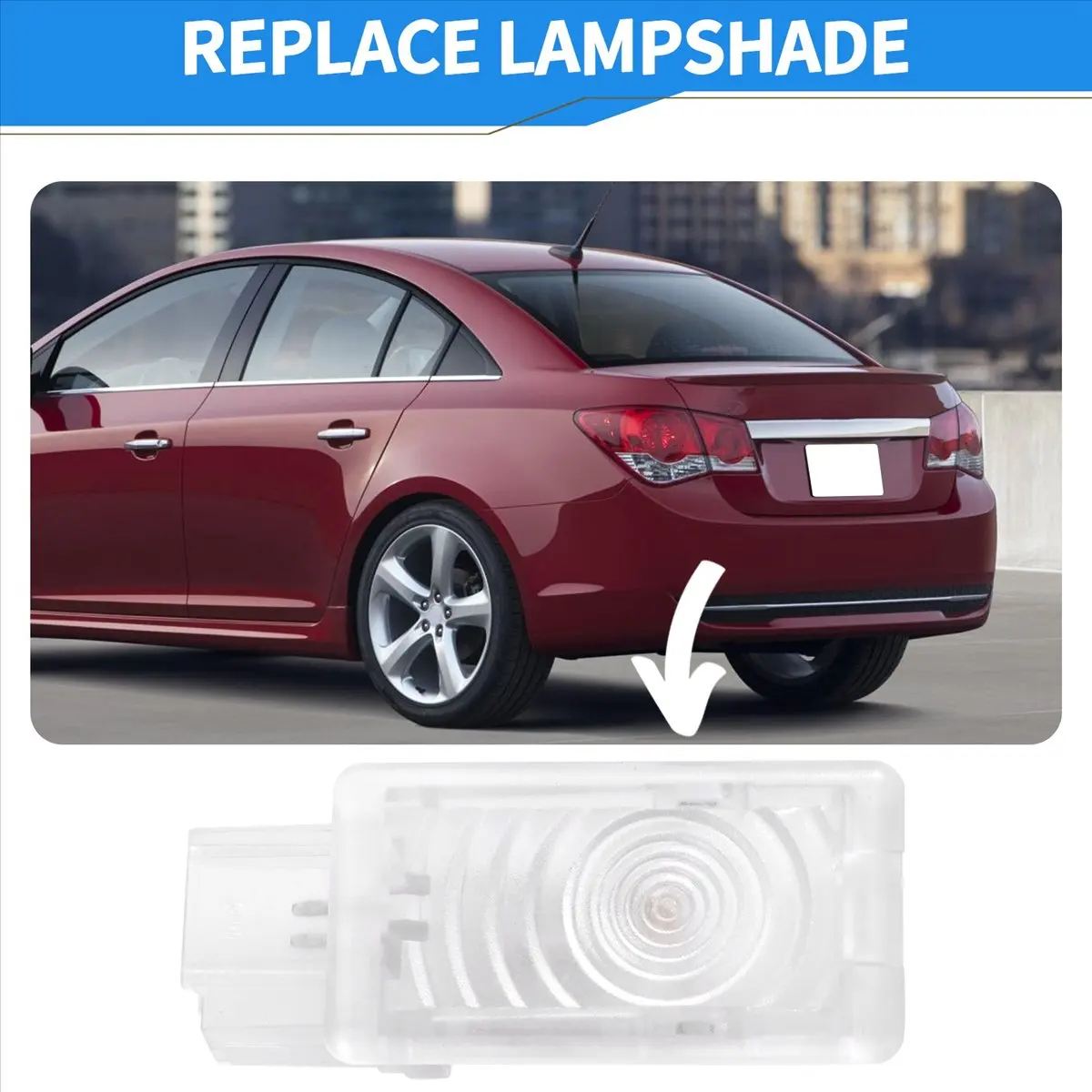 #42N (Transparent)Car Trunk Interior Lamp and Lamp Shades for Chevrolet Cruze,Automotive Parts & Accessories