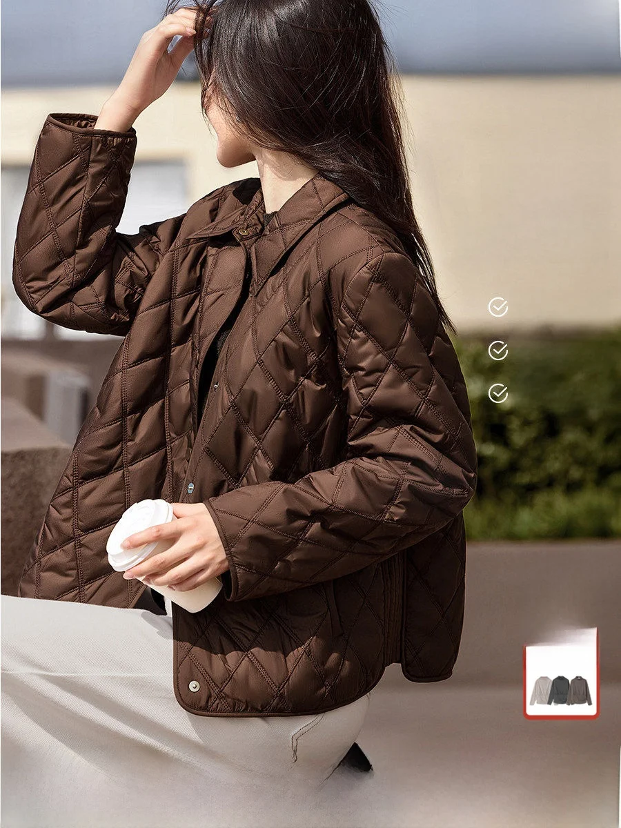 

Женская легкая хлопковая куртка XWI: повседневная, универсальная, осенне-зимняя, модная, для города, прямого кроя