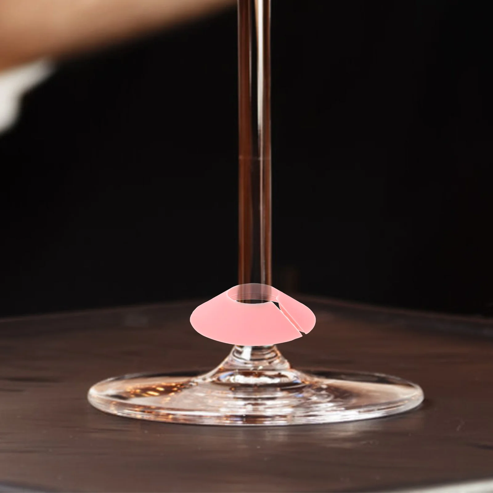 

6Pcs Silicone Wine Goblet Markers Colorful Glass Identifiers Party Drink Tags Fun Reusable Charms Silicone Glass Cup Markers