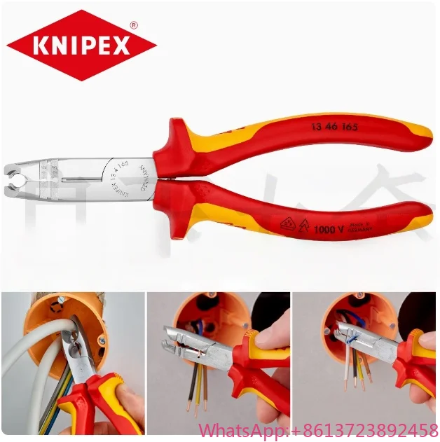 

NIPEX multi-functional pliers, specifically designed for electricians, are tools for cutting, pressing, stripping wires, assembl