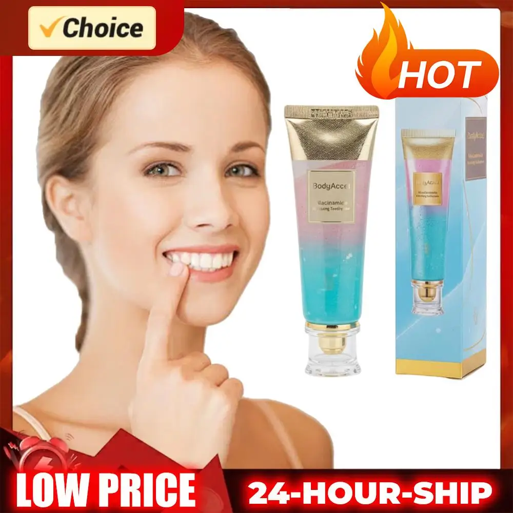 

100G Niacinamide Whitening Toothpaste with Natural Gentle Care Niacinamide Toothpaste Remove Tooth Stains for Sensitive Teeth