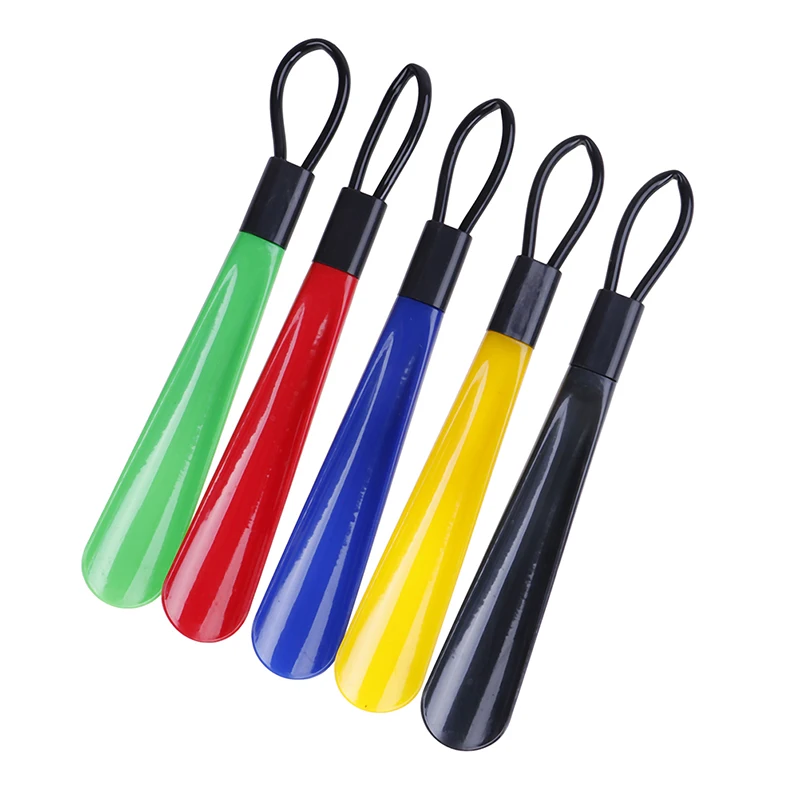 1PCS Long Handle Shoe Horn Professional Plastic Lazy Shoe Helper For Elderly Men Women Kids Spoon Shape Shoehorn Shoe Lifter