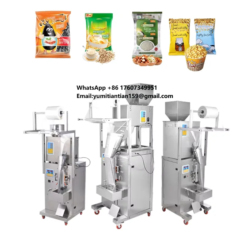 

Многофункциональная упаковочная машина для кукурузного силоса, кормов для животных, арахиса, орехов, семян, чайных пакетиков и гранул