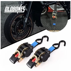 Trinquete retráctil automático, correas de arranque, gancho único Universal, herramientas de motocicleta, encuadernación rápida conveniente para evitar caídas