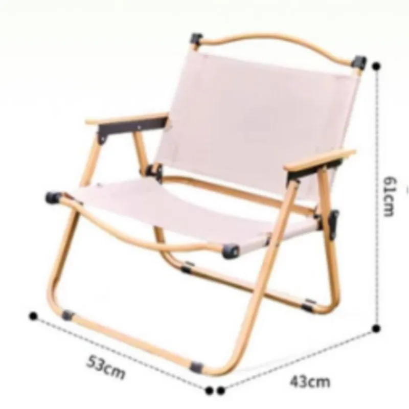 DZ-silla plegable portátil de acero al carbono para acampar al aire libre, tela Oxford, Ultra transpirable, para playa, pesca