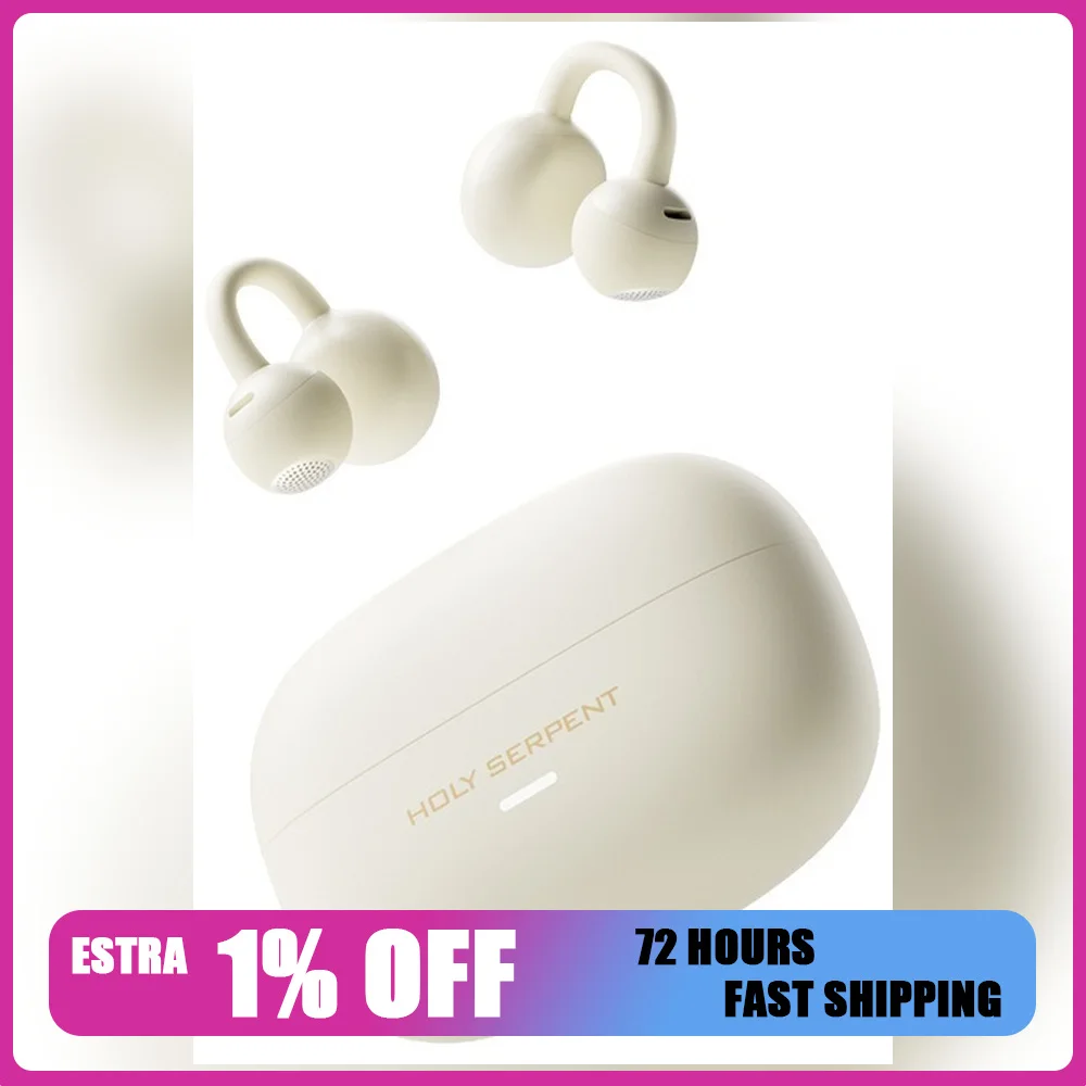 HOLY SERPENT Mido Wireless Bluetooth Earbuds with Noise Cancelling and Charging Case For Gifts