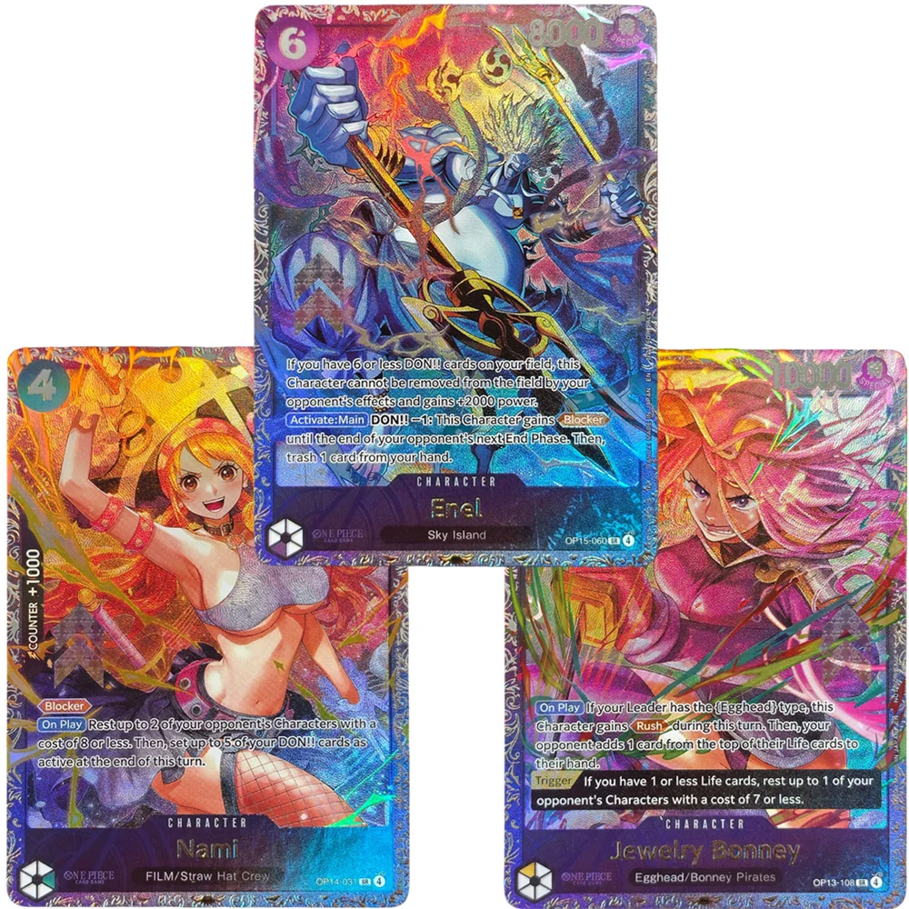 Proxy One Piece Card Game New Treasure Cup May 2026 Prizes Jewelry Bonney Nami Enel English Collection Card