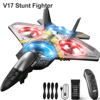 V17 Remote Control Aircraft 2.4G Stunt Remote control Fighter Airplane glider EPP Foam toy Remote Control drone kids gifts