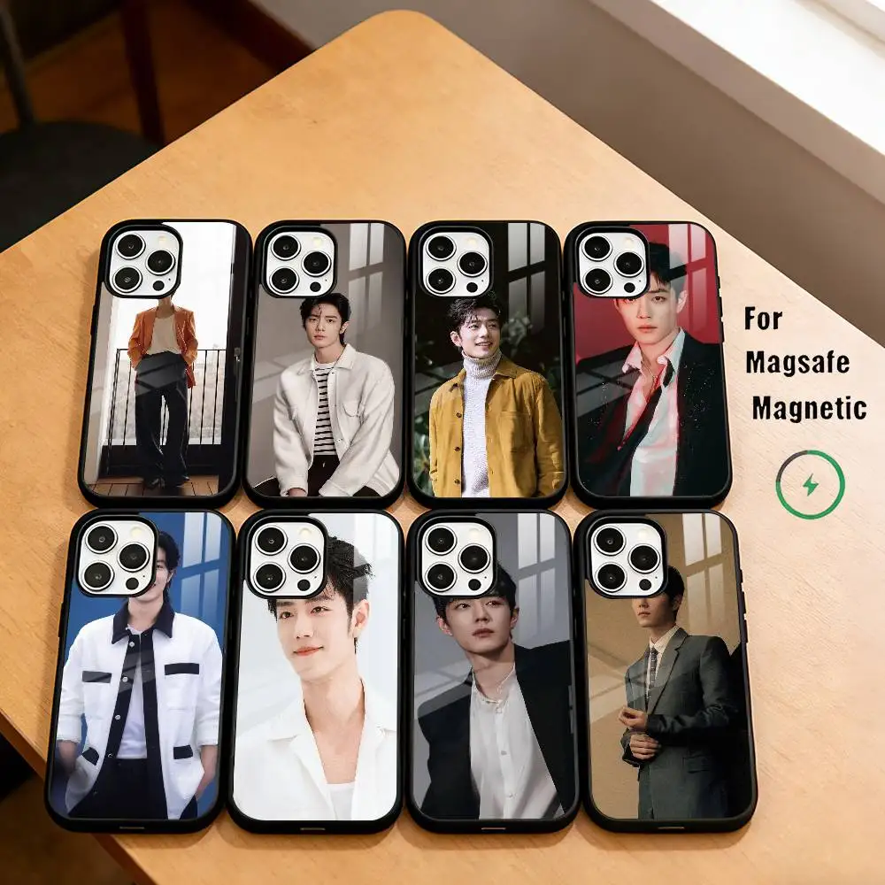 

Xiao--Zhan-X-Z Phone Case For iPhone17,16,15,14,13,12,11 Plus,Pro Magnetic For Magsafe Wireless Charging