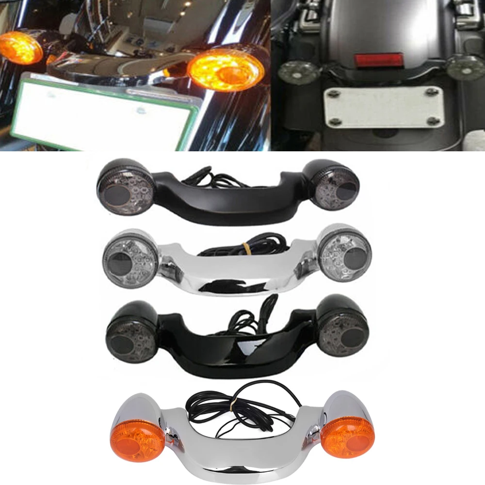 

Motorcycle Rear Brake LED Light Bar Turn Signal For 2010-2019 Harley Touring Road Street Glide Road King Special FLTRXS FLTRX