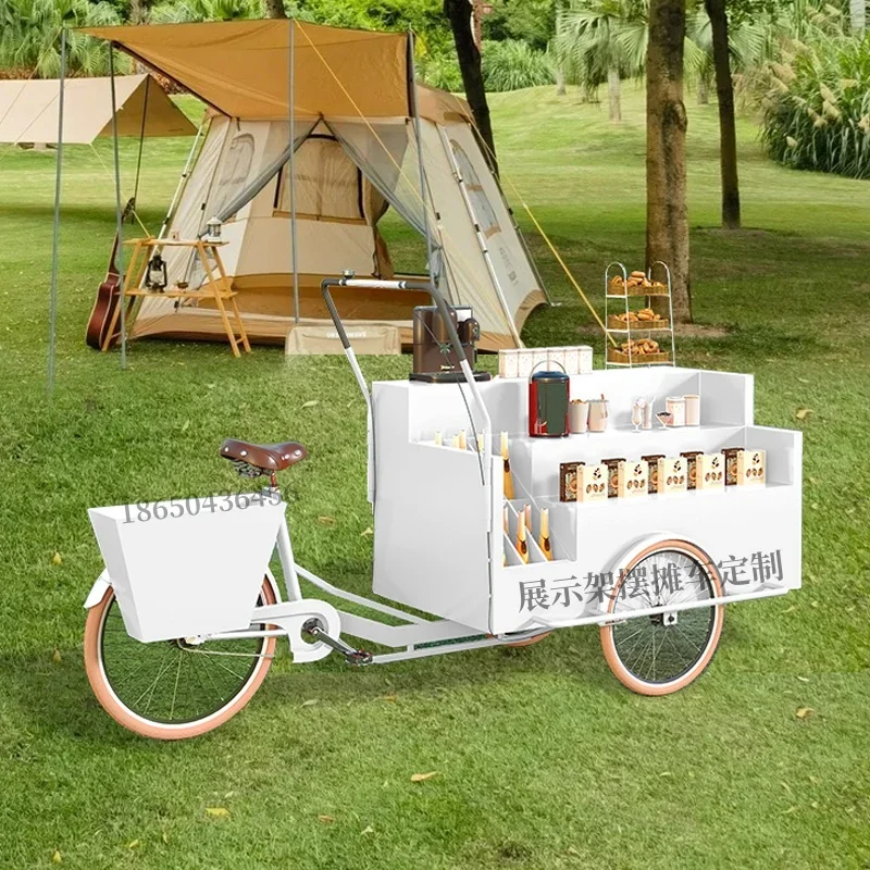 

yj5 *Outdoor upside down donkey tricycle dining car mobile shopping mall for sale camping street stall coffee cart
