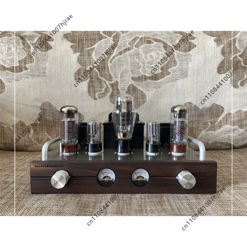 Sparta X1 EL34 6H8C Vacuum Tube Power Amplifier HiFi Stereo Tube Amp with Dual VU Meters Finished Amplifier / DIY Kit