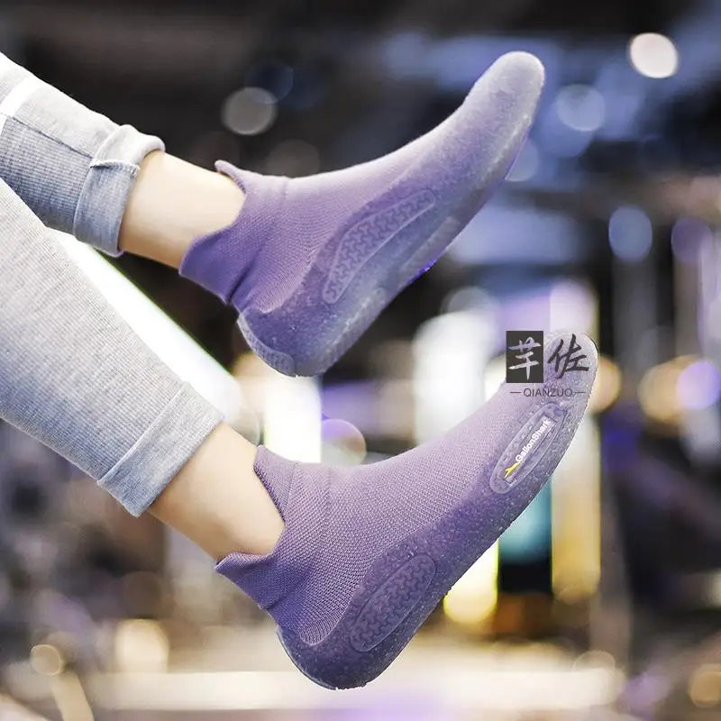 Ultra-Light Indoor Sports Shoes Silent Shock-Absorption Soft Bottom Breathable Men Women Gymnastics Running Yoga Socks