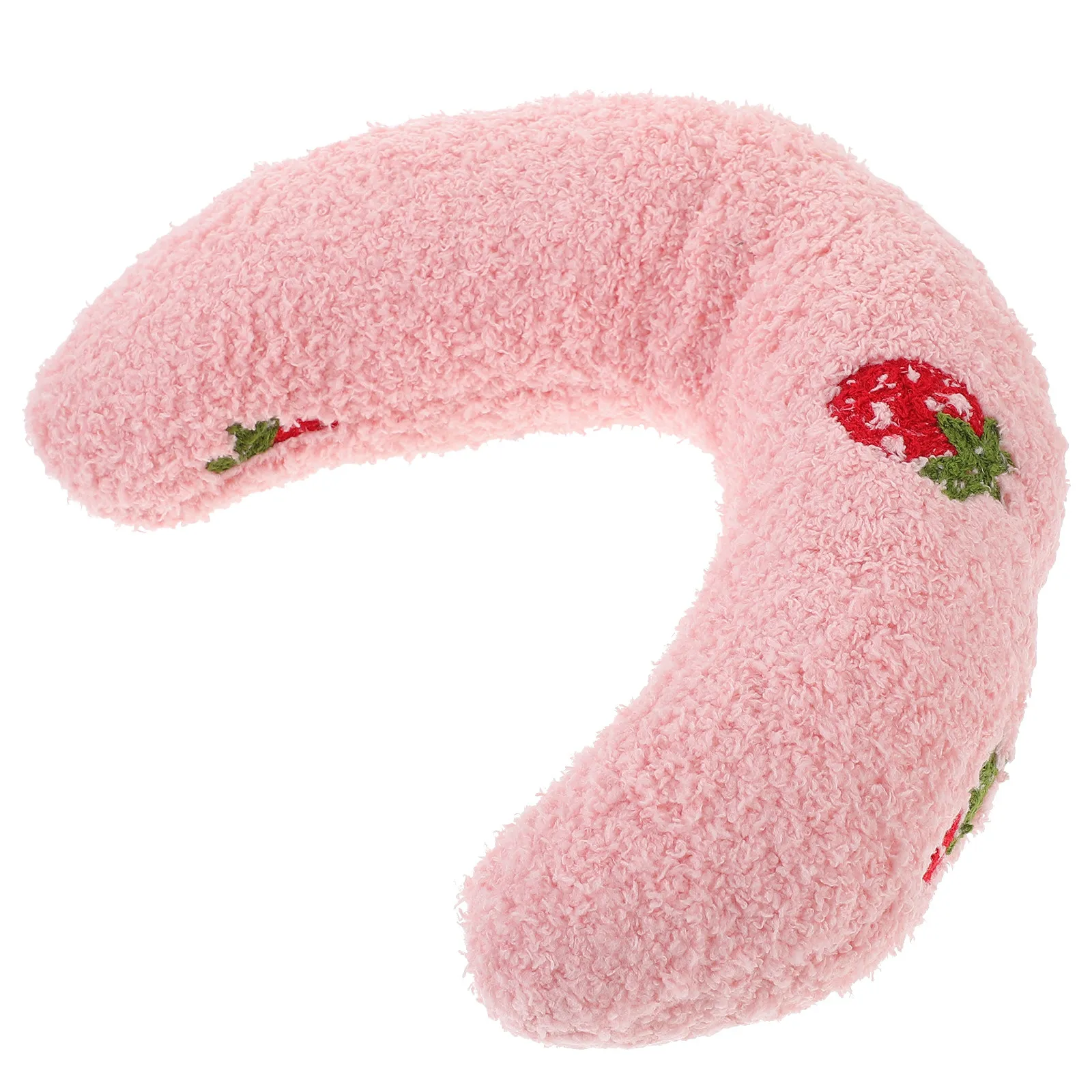 

Soft Little Stuffed Cat Pillow Comfortable U-Shaped Kitten Neck Pillow Indoor Sleeping Cushion for Pets Kitten Neck Cushion