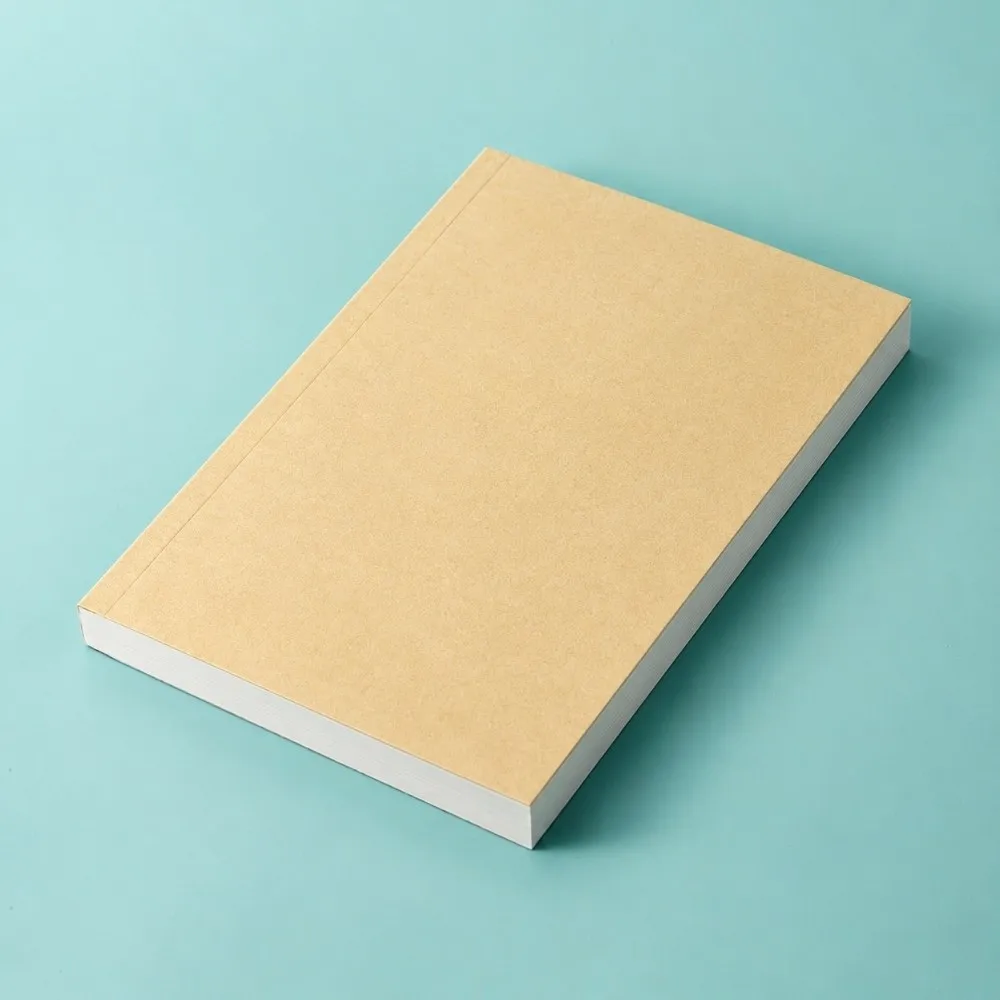 Durable Blank Inner Pages Blank Notebook Thick Pages DIY Design Plain Journal 368 Pages Sketchbook Pad Students