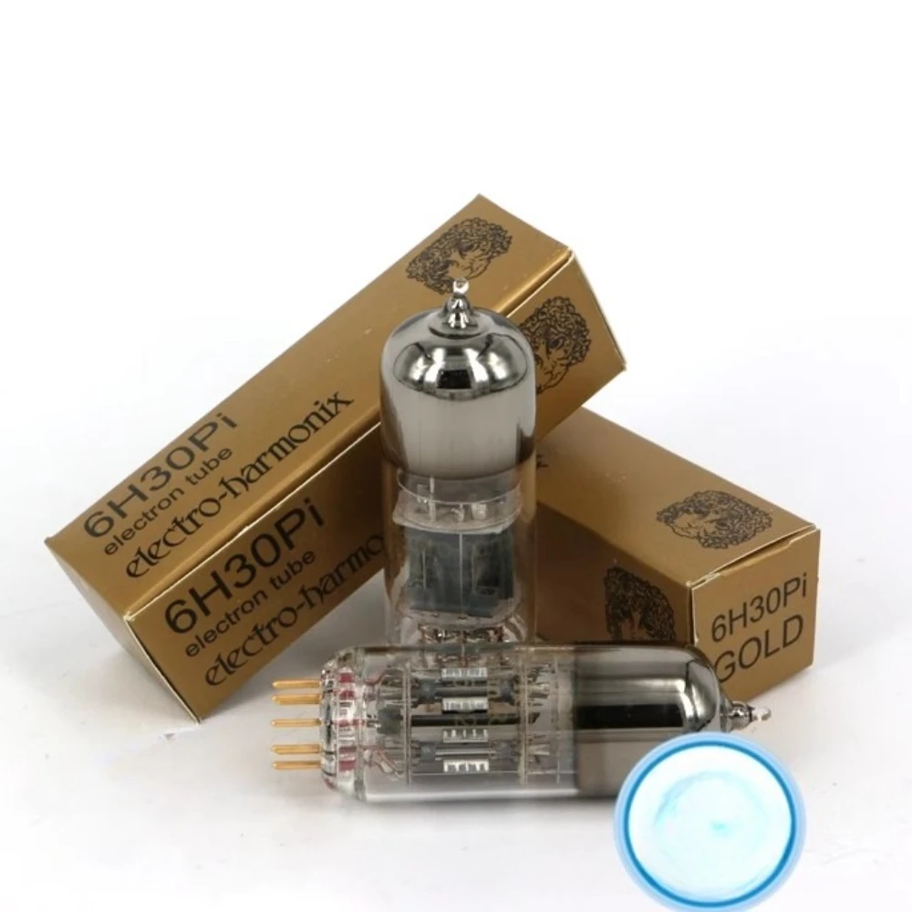 El Pin dorado del tubo de vacío EH 6H30PI 6H30 reemplaza 6N6 para el amplificador electrónico de audio HIFI