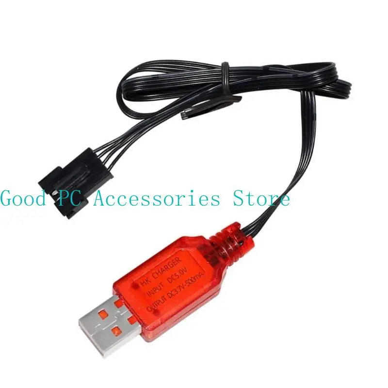 R53C Copper Wire USB Battery Charging for 7.4V 500mA Lithium Cells Batteries for Fast Speed Car and Gadgets